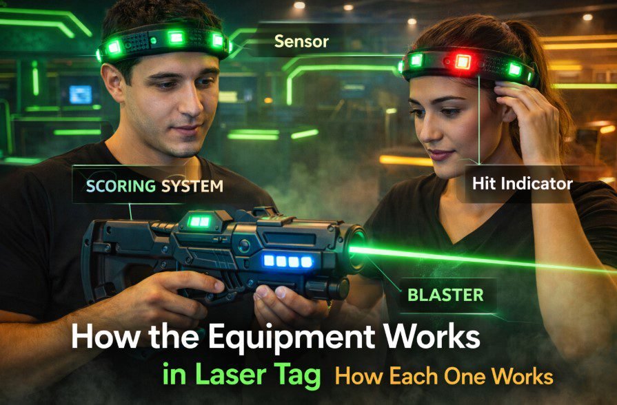 How laser tag equipment works