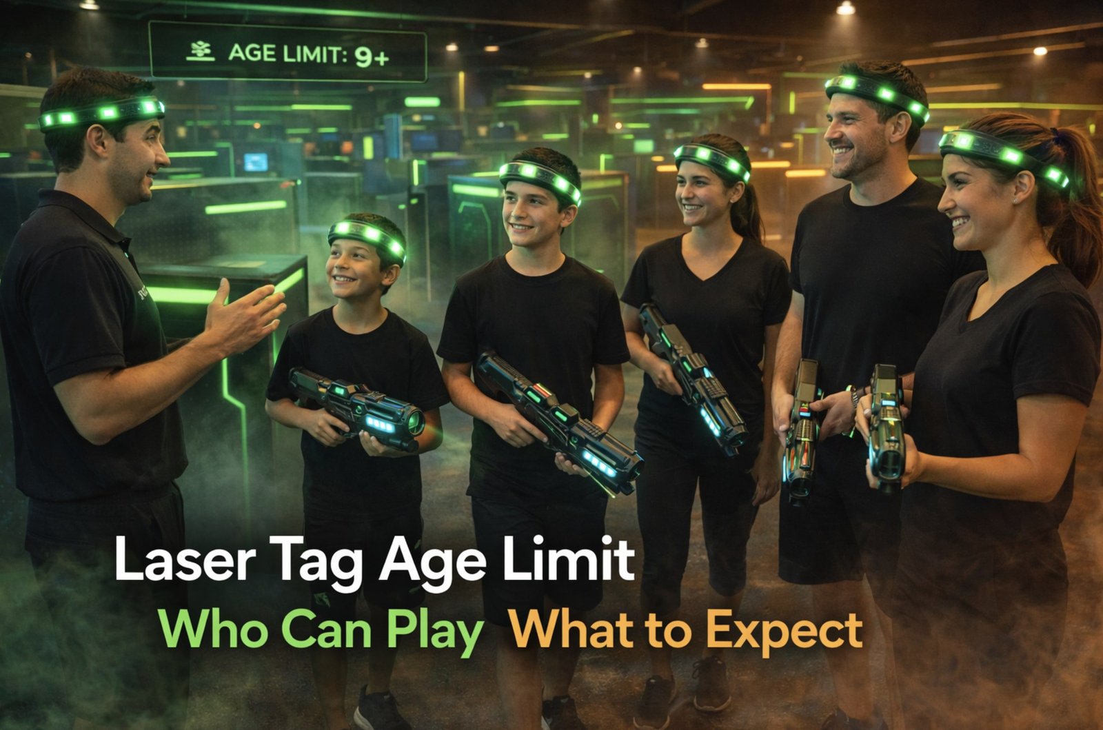 Laser tag age limit. who can play what to expect