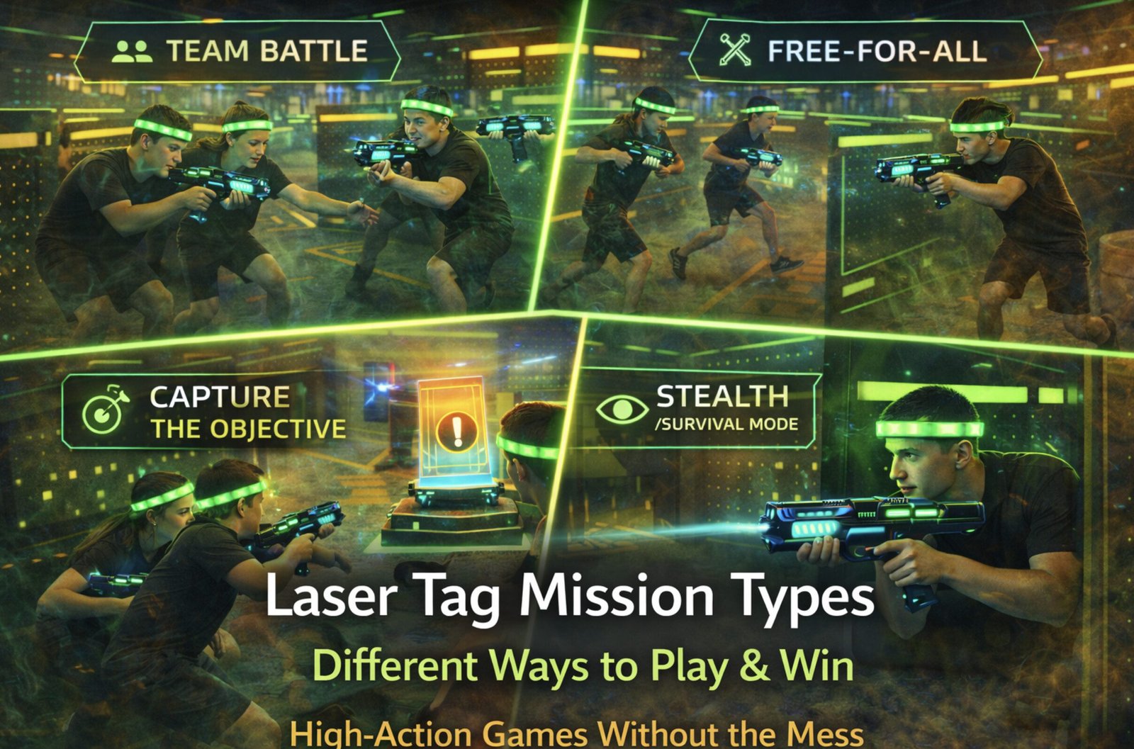 laser tag mission types