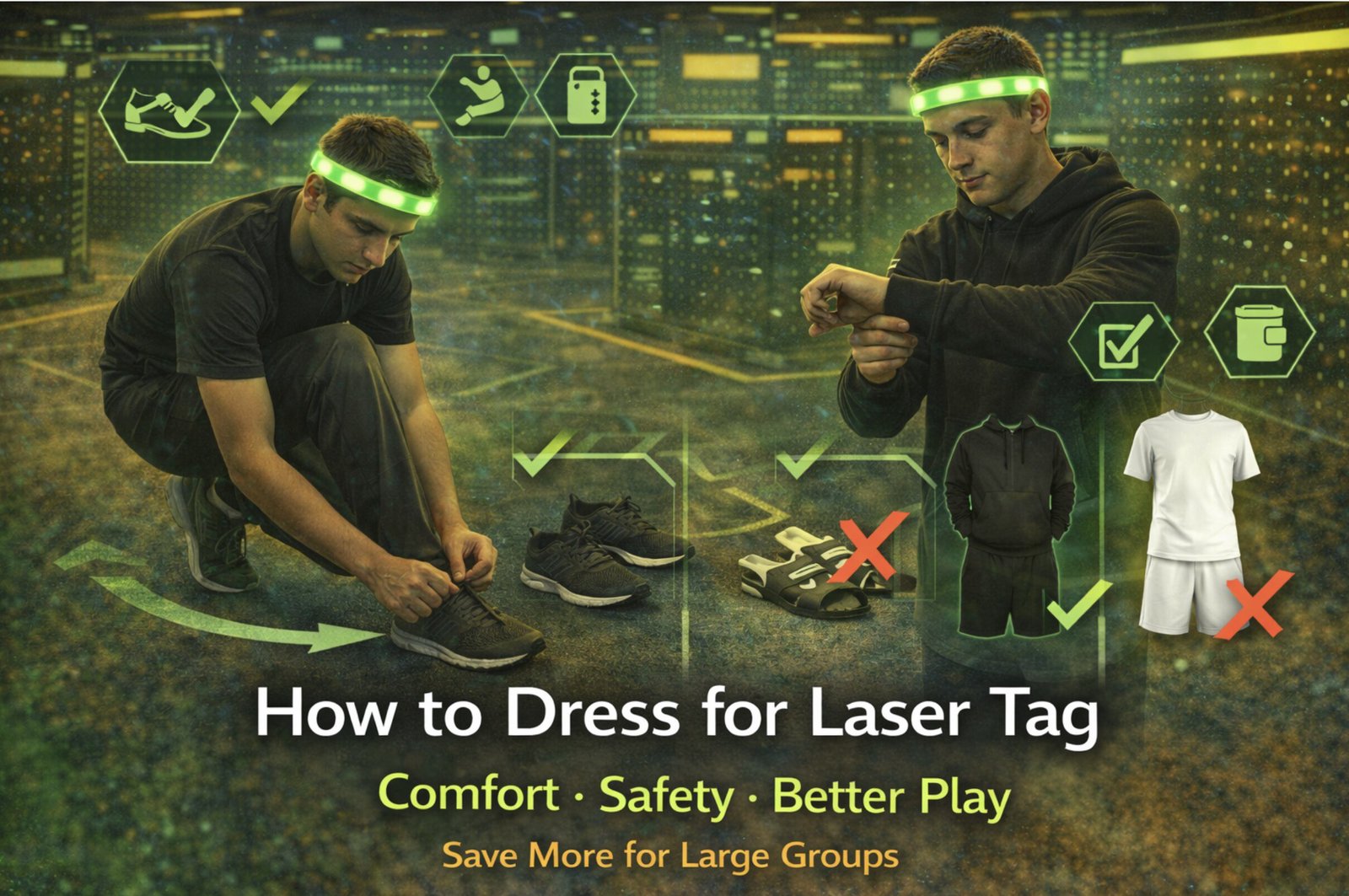 dress laser tag