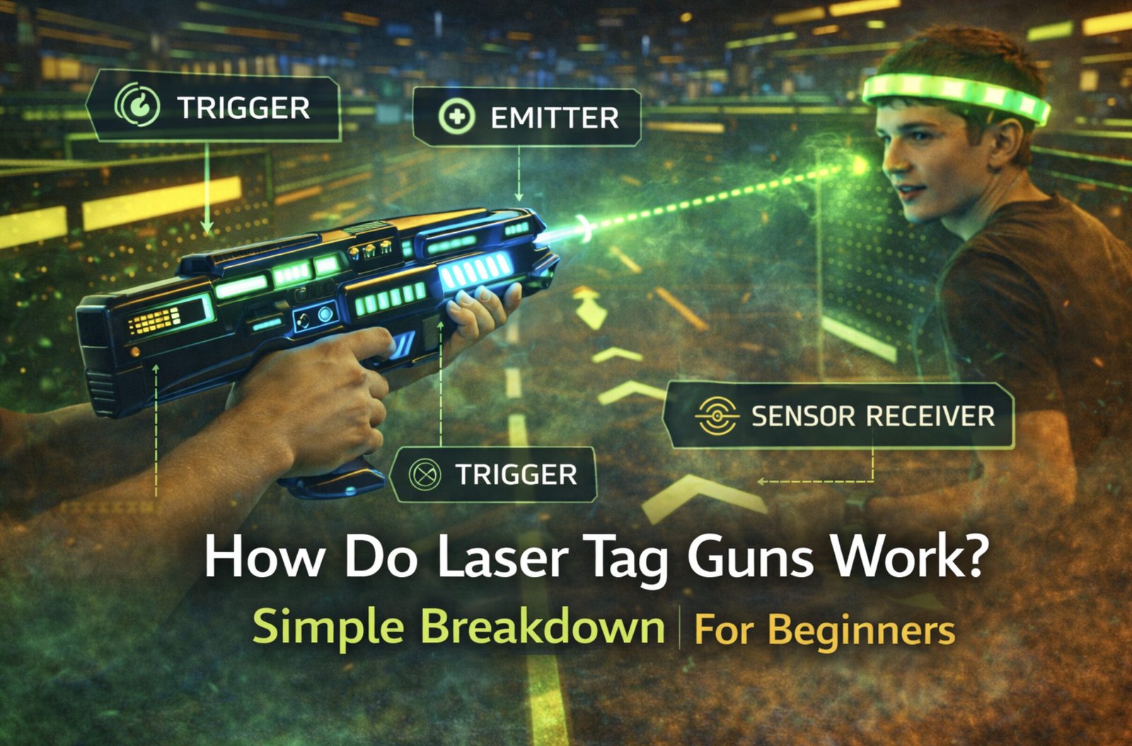 how laser tag guns work