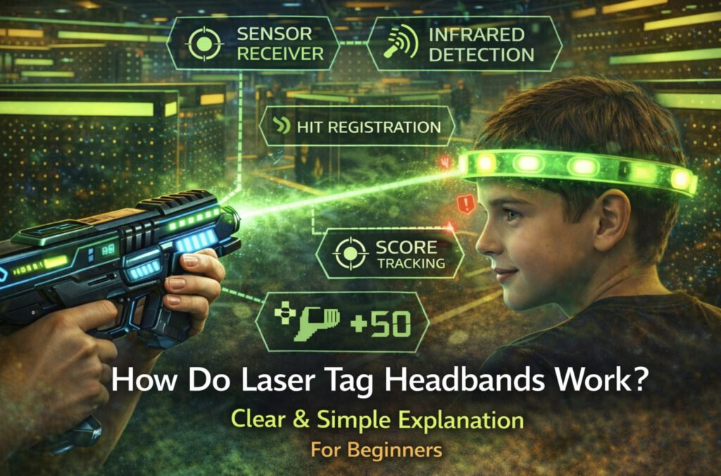how laser tag headbands works