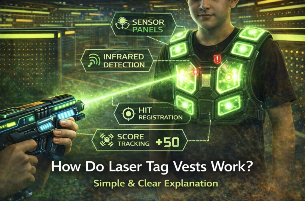 how laser tag vests work