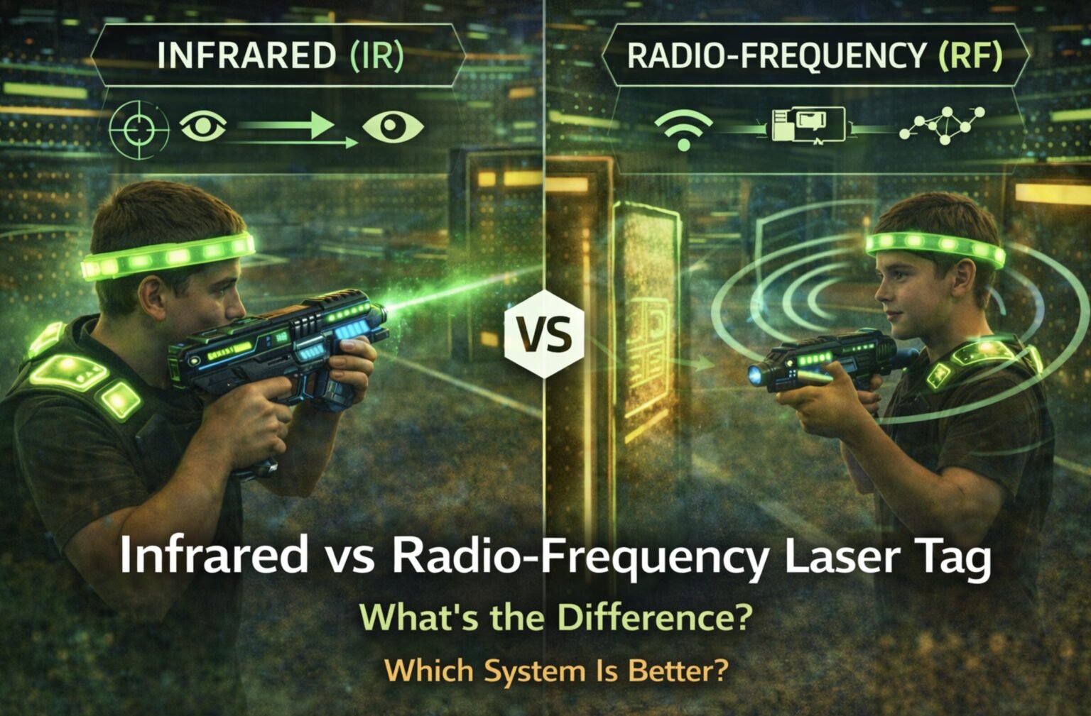 Infrared vs Radio-Frequency Laser Tag Systems. What’s the Difference ...