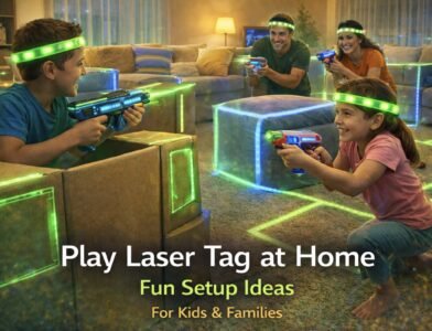 play laser at home