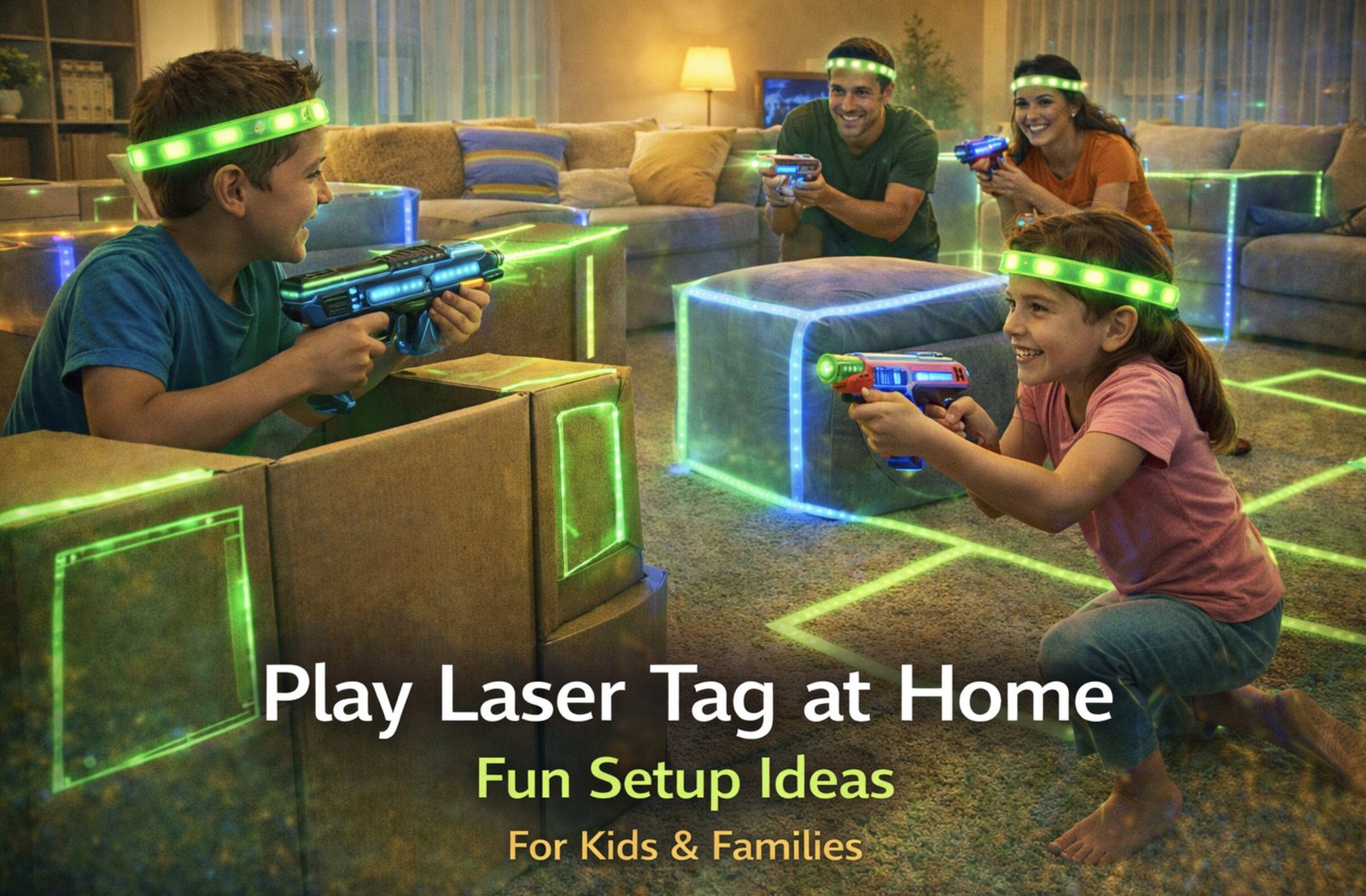 play laser at home